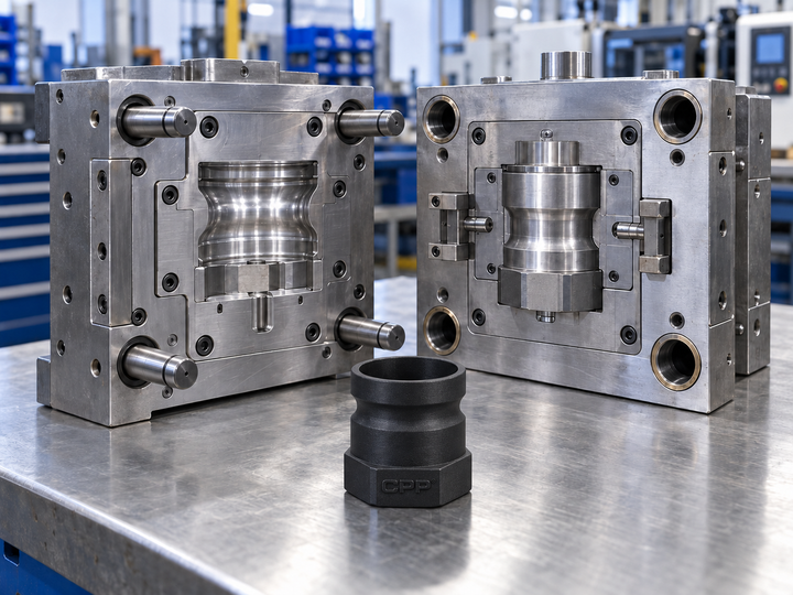 CPP injection mould and coupling